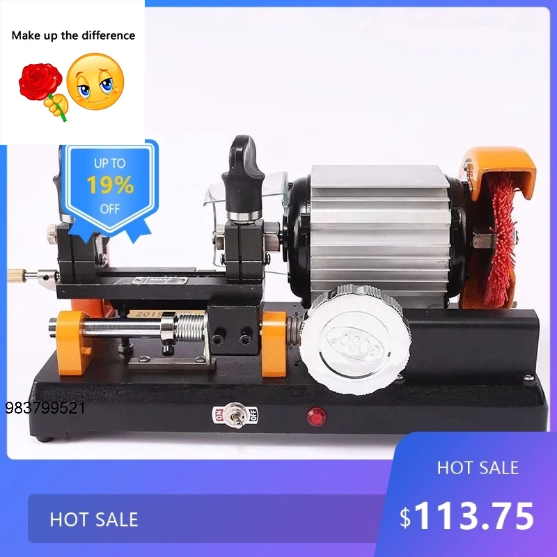1837 NEW 2ASA Horizontal Key Copy Machine 220V Manual Knife Key Cutting Machine Key Duplicate Machine Useful 914