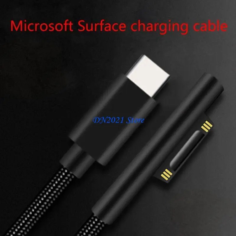 F3KE 15V 3A Type C Power Supply Fast Charging Cable Cord for Microsoft Surface 3 4 5 6 GO Laptop/Tablet Durable
