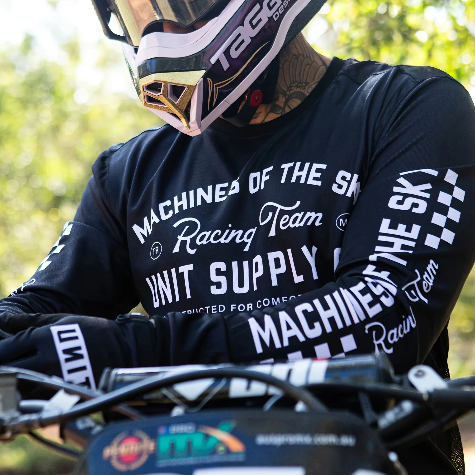 جديد في الهواء الطلق الصيف الرجال في الهواء الطلق فتل الرطوبة البلوز دراجة هوائية جبلية بأكمام طويلة الدراجات الرجال دراجة نارية عبر البلاد q #2