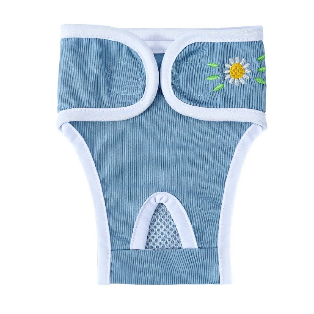 Fruit Print Pet Physiological Pant Leak-proof Comfortable Pet Sanitary Diapers Breathable Embroidery Dog Shorts Underwear