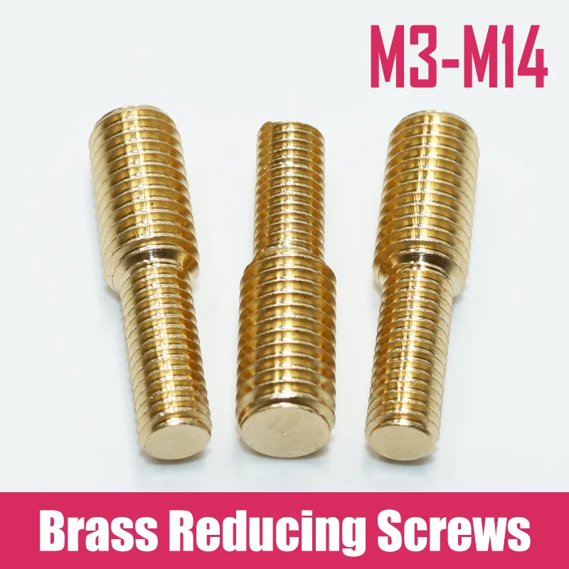 

Brass Reducing Screw M4 M5 M6 M8 M10 M12 M14 Copper Bolt with Double-Ended Headless for Camera Adapter Conversion Screws