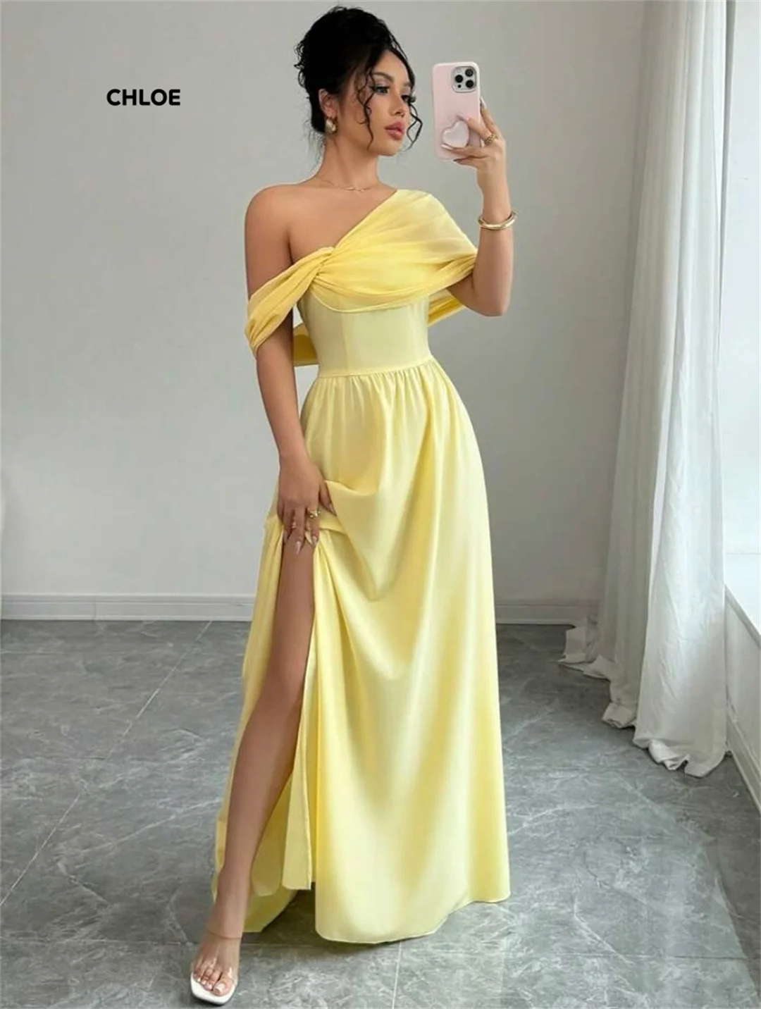 Элегантные вечерние платья на заказ для особых случаев. Роскошные платья для выпускного вечера. 2025 г., женские роскошные платья без рукавов на одно плечо.