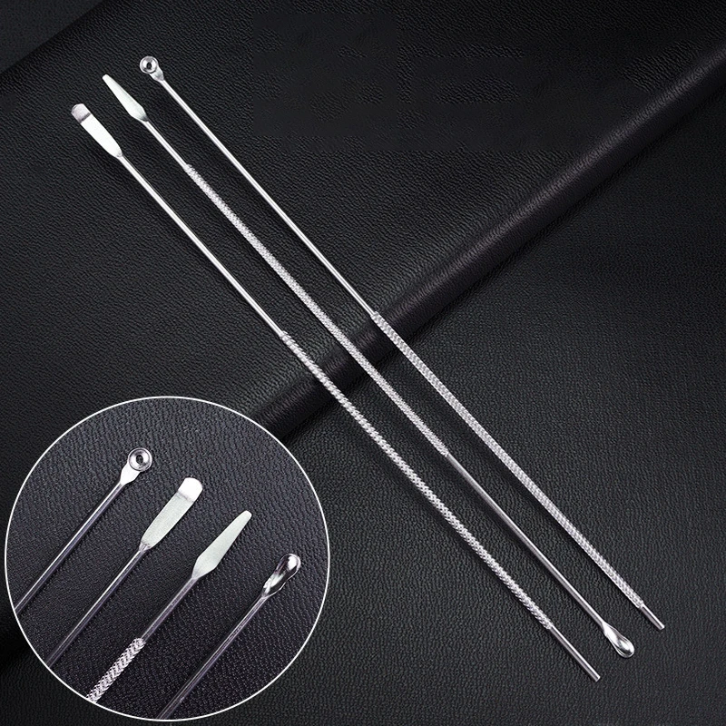 Stainless Steel Ear Spoon Ear Shovel Ear Wax Pick Curette Earwax Removal Picker Earpick Cleaner Tool For Kids Adults Health Care