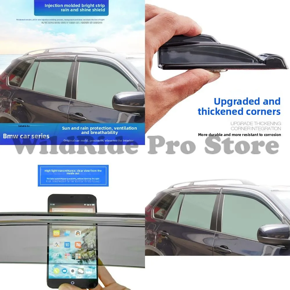 

1 set car window rain visor for BMW X5 X6 X1 X3 modification