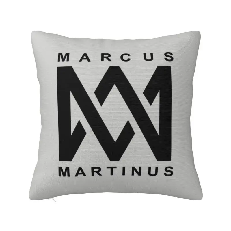 Custom M-Marcus And M-Martinus Cushion Cover Print Square Throw Pillow Case for Car Pillowcase Home Decoration