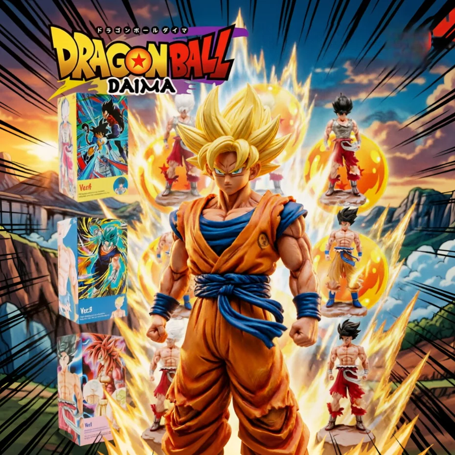 Figura de acción de Son Goku Super Saiyan de 22 cm/8.66 pulgadas, figura de acción de Dragon Ball Z, modelo coleccionable para niños