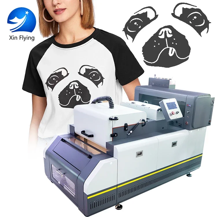 Guangzhou XinFlying 9sqm/h 30cm 2 head a3 i3200 dtf heat transfer t shirt printer