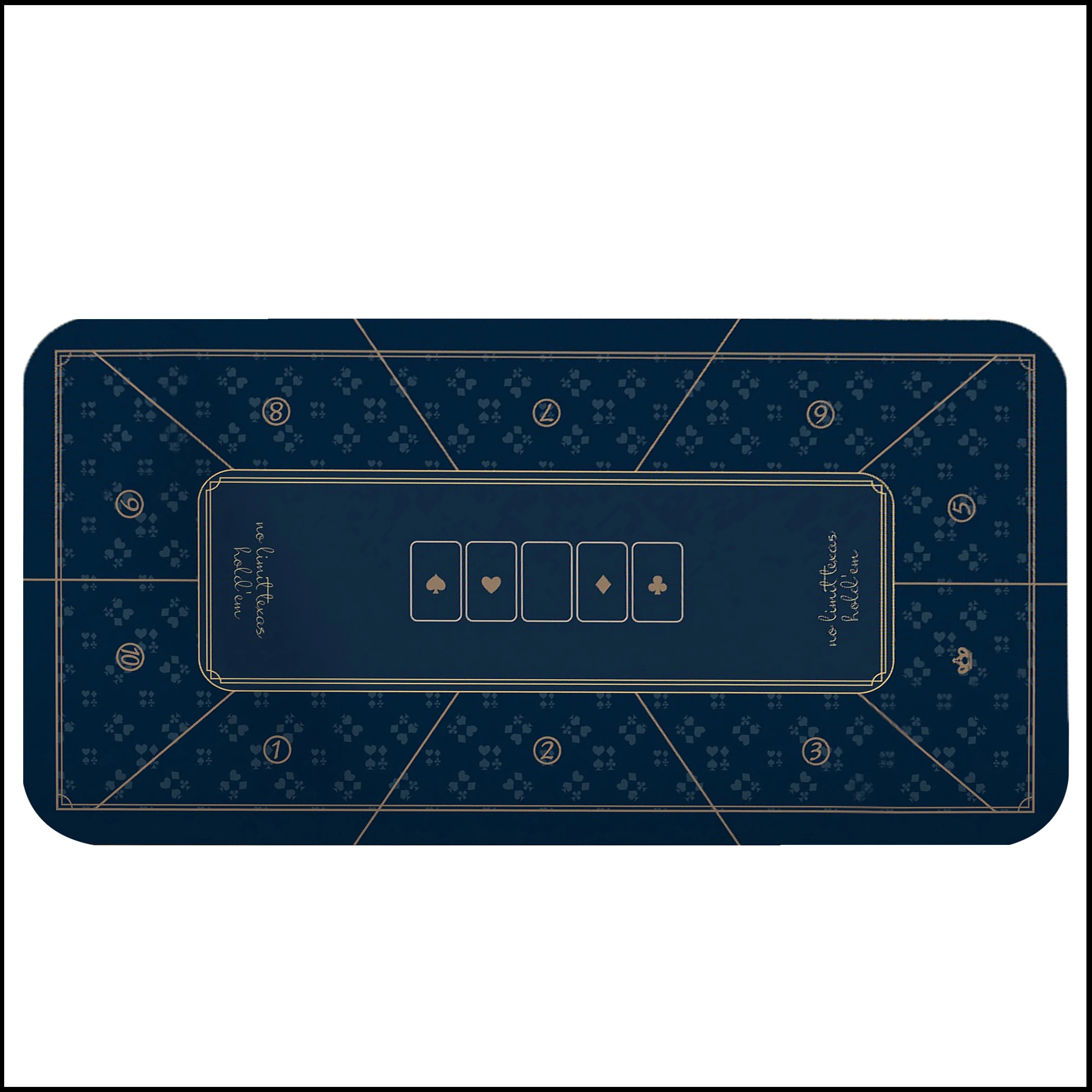

120x60cm/180x90cm large-sized Texas Hold 'em poker rubber table mat card game poker mat entertainment accessories