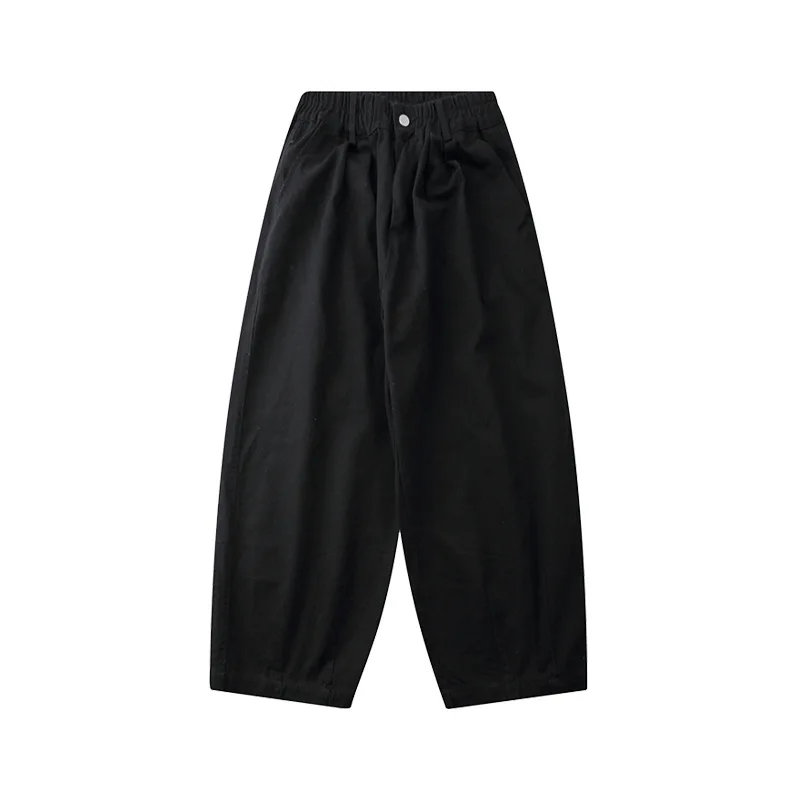 OR FL Simple Advanced Feeling Cleanfit Drooping Sensation 97 Cotton Women Slacks Suit Pants High Waist Wide Leg Pants Y2k Women