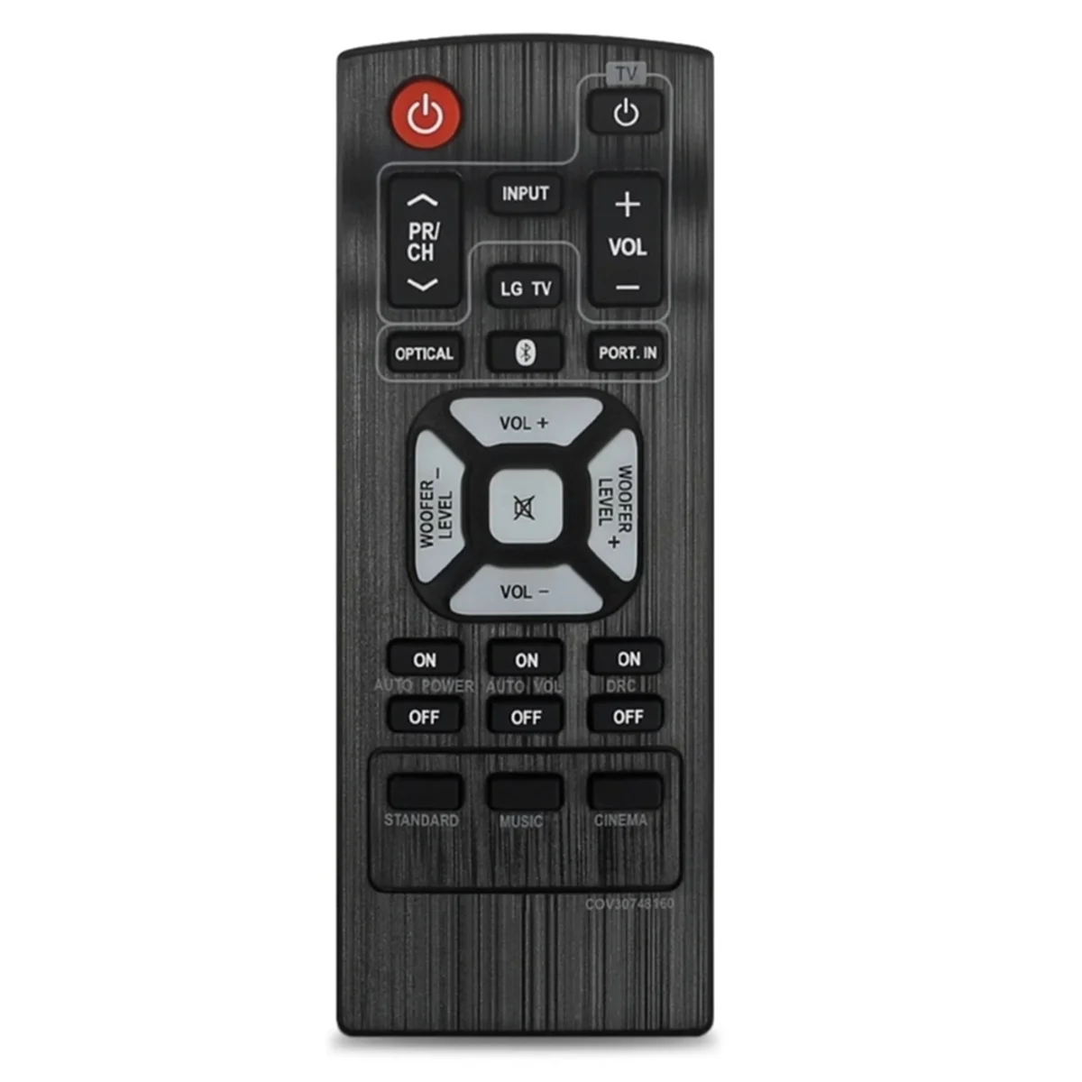 A03R Replacement Remote Control for Soundbar for Models NB2540, NB2540A, COV30748164, COV30748128
