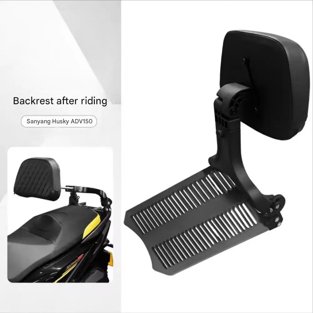 No-Drilling Install Telescopic Foldable Adjustable Rear Backrest for SYM ADX 125 ADV 150