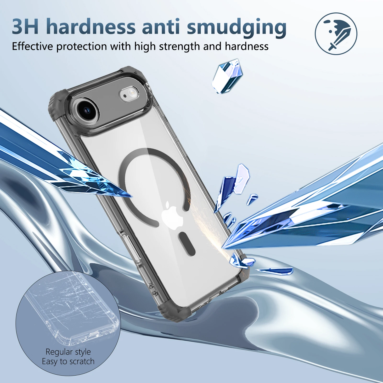 Airbag-Schutz, klar, transparent, stoßfest, stark, für iPhone 17 Air 16 15 Pro Max 12 13 14 Plus, iPhone 17 iPhone 14