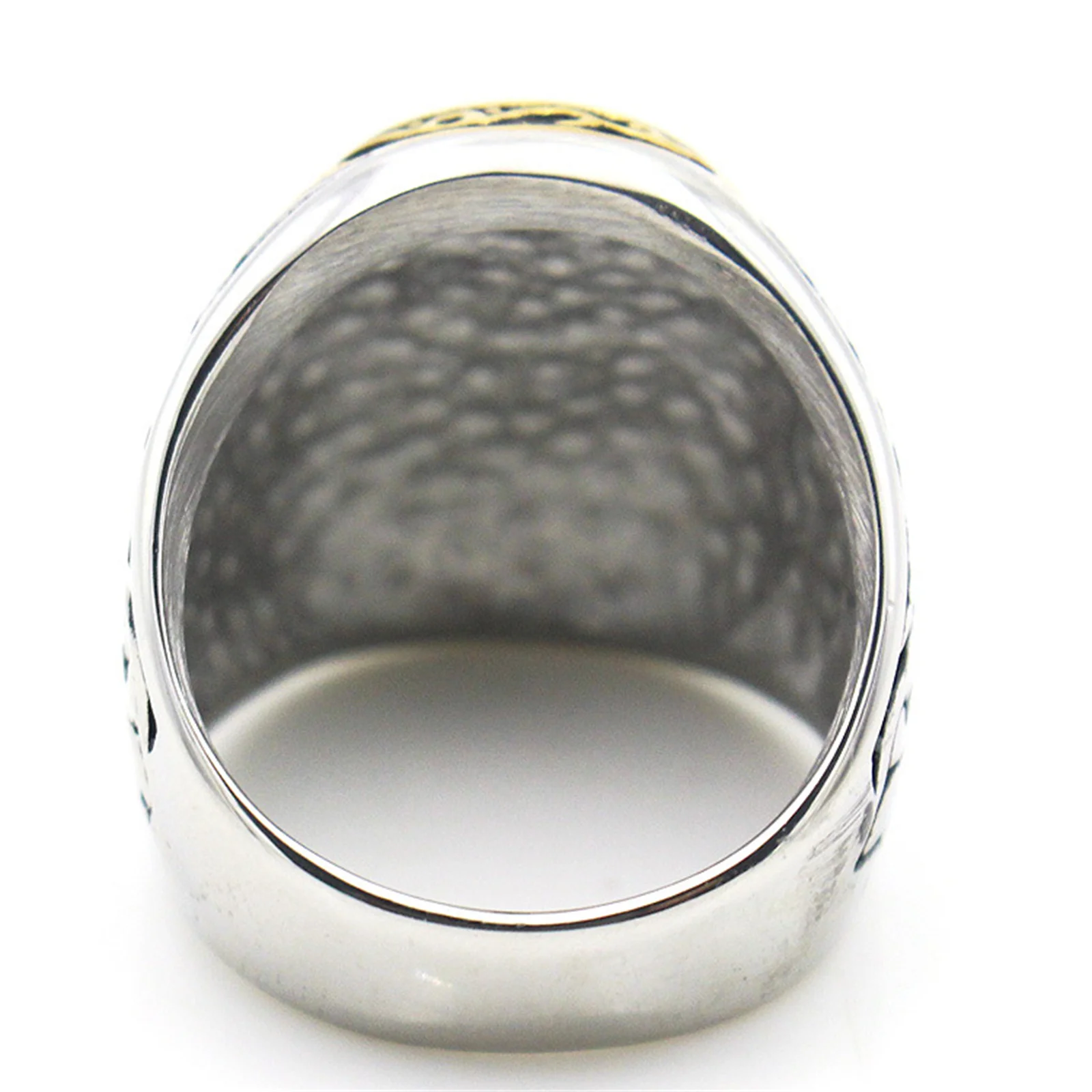 Our Lady of Guadalupe Gold Color Ring Virgin Mary Pray for Us Stailess Steel Mexico Patron Saint Catholic Jewelry