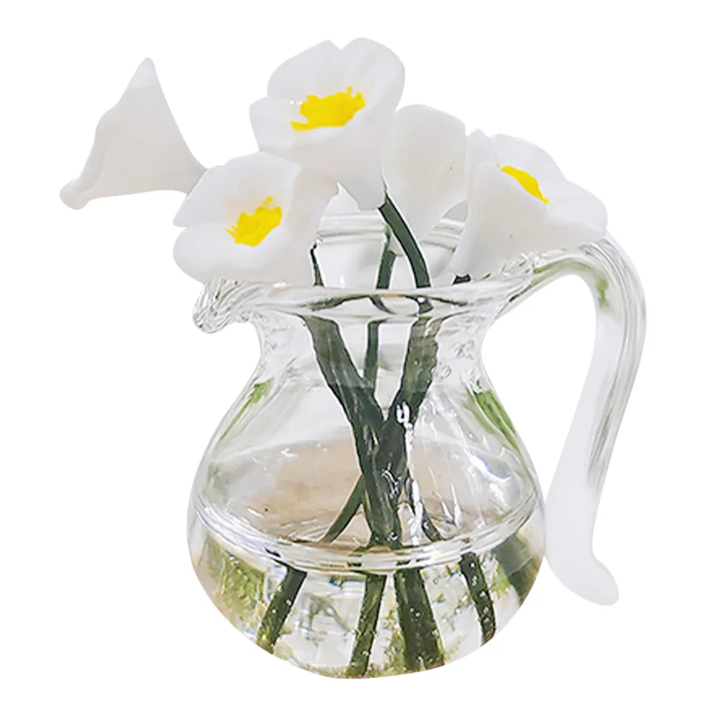 

Micro Landscape Bonsai Miniature Potted Plant Resin Glass Decoration Small Desktop Garden Micro Scene Accessory