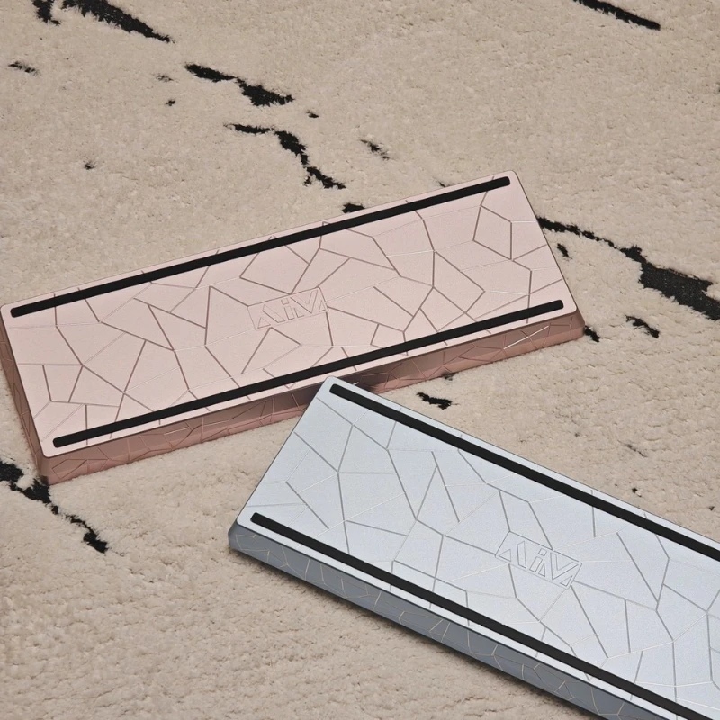 

Корпус для кастомной клавиатуры LOBO GH60 Ice Crack двухцветный, для Wooting60HE, MADCATZ Mad60, Win60, с магнитными переключателями, алюминиевый корпус с ЧПУ, DIY