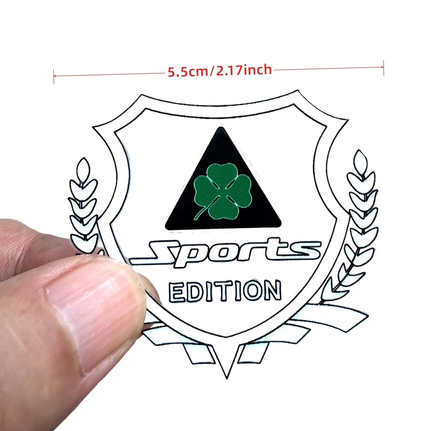 1Set Four Leaf Clover Sports Badge Sticker Decal Waterproof Vinyl for Car Truck Bumper Phone Laptop Suitcase Motorcycle