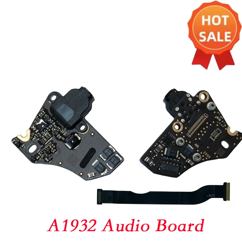 

For MacBook Air Retina 13" 2018 2019 YearA1932 Audio Jack Board with Flex Cable Headphone 820-01124-A 821-01528-A