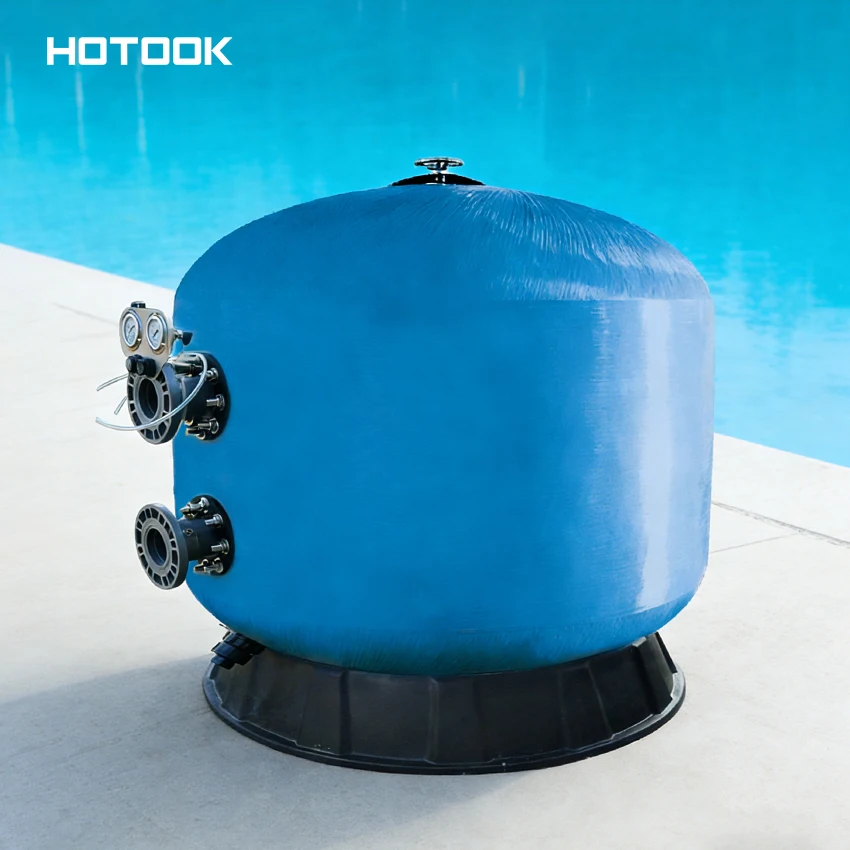 

HOTOOK Factory Wholesale Fiberglass Sand Filter Tank Efficient Swimming Pool Filtration System Commercial Pool Sand Filter