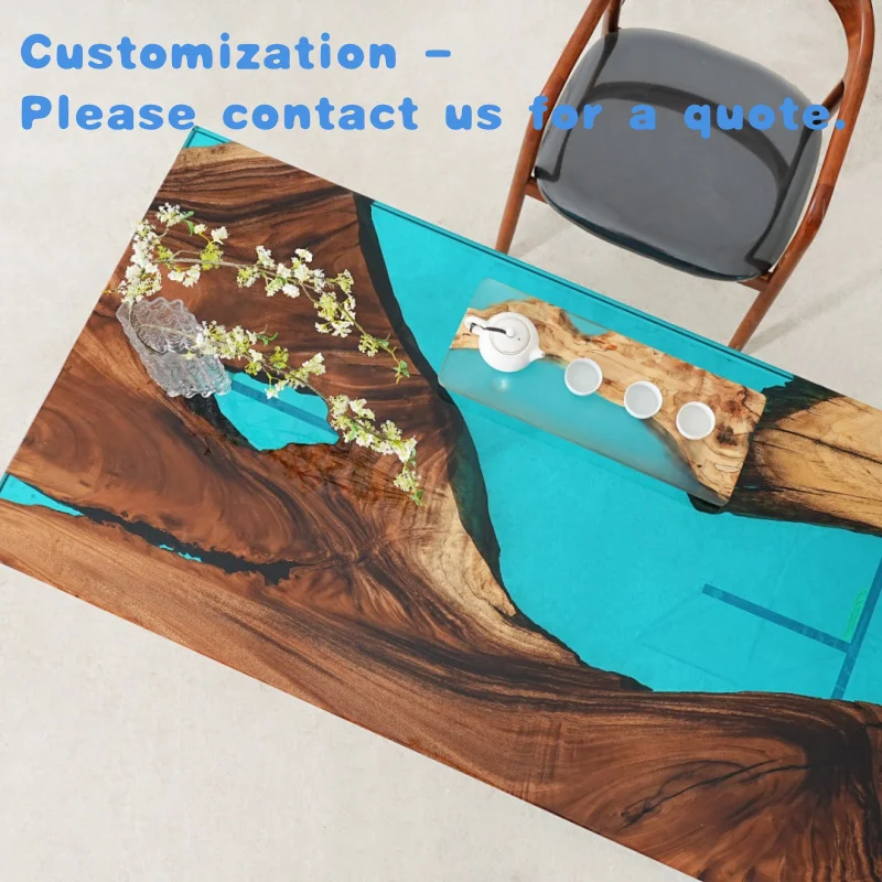 

Лидер продаж, стол из цельного дерева с эпоксидной смолой, мебель для столовой, фермерский дом, аксессуар для кухни в отеле