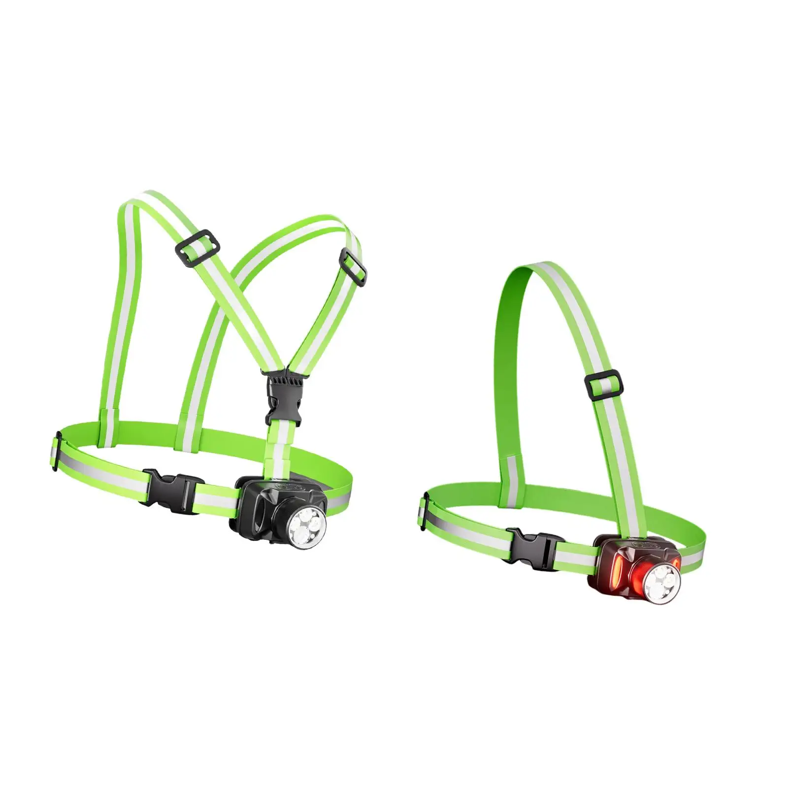 

Outdoor Running Chest Light Reflective Vest for Hiking Dog Walking Cycling