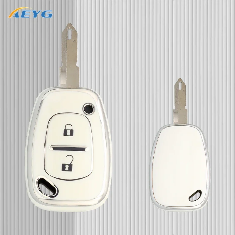 Fashion Car Key Case Cover Shell Fob For Renault Traffic Master Vivaro Movano Kangoo For Nissan Opel Vauxhall Shell Accessories