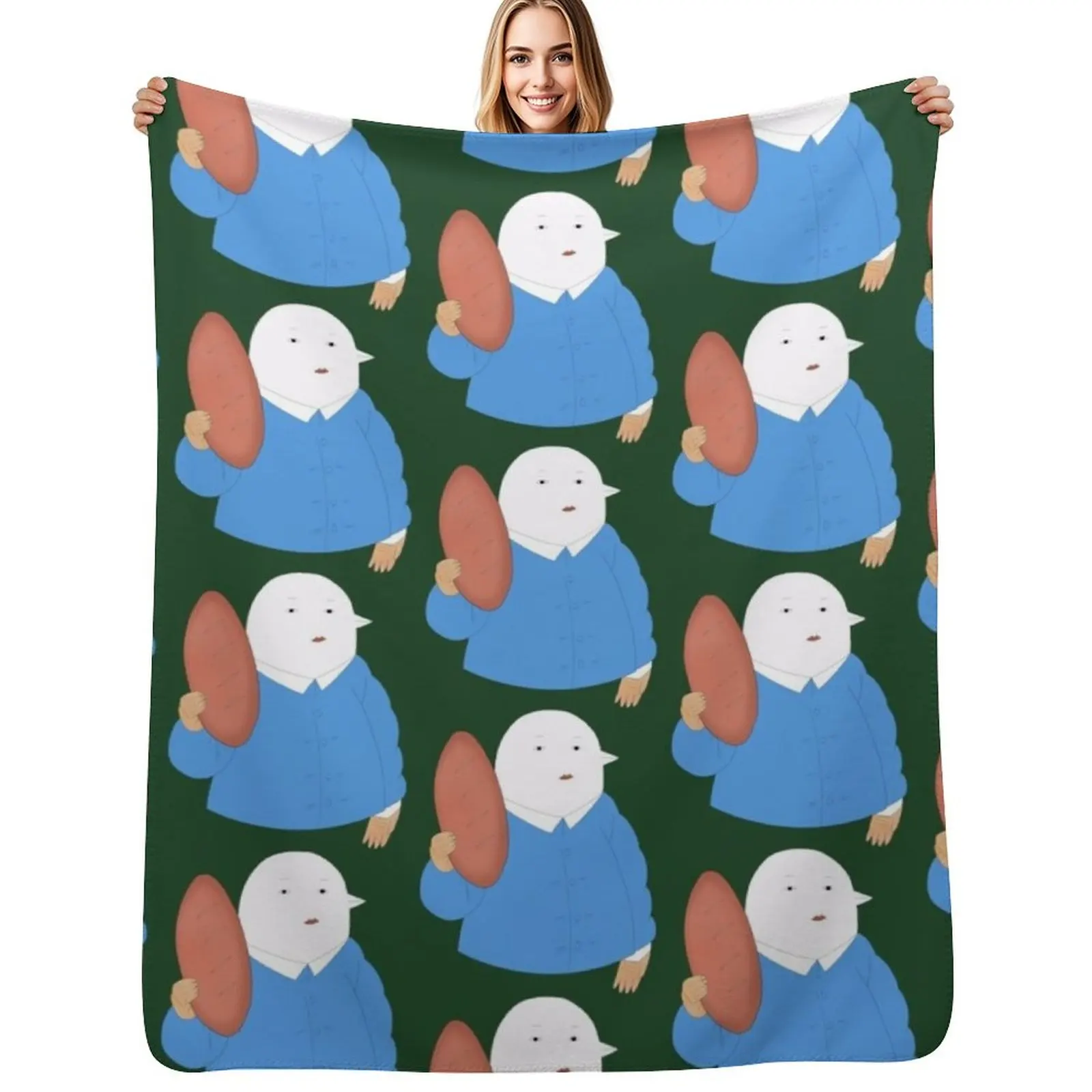 

HQ Life lessons with Uramichi Oniisan anime - funny Kotori kun Throw Blanket Cozy Warm Blanket for Bed Room Decor