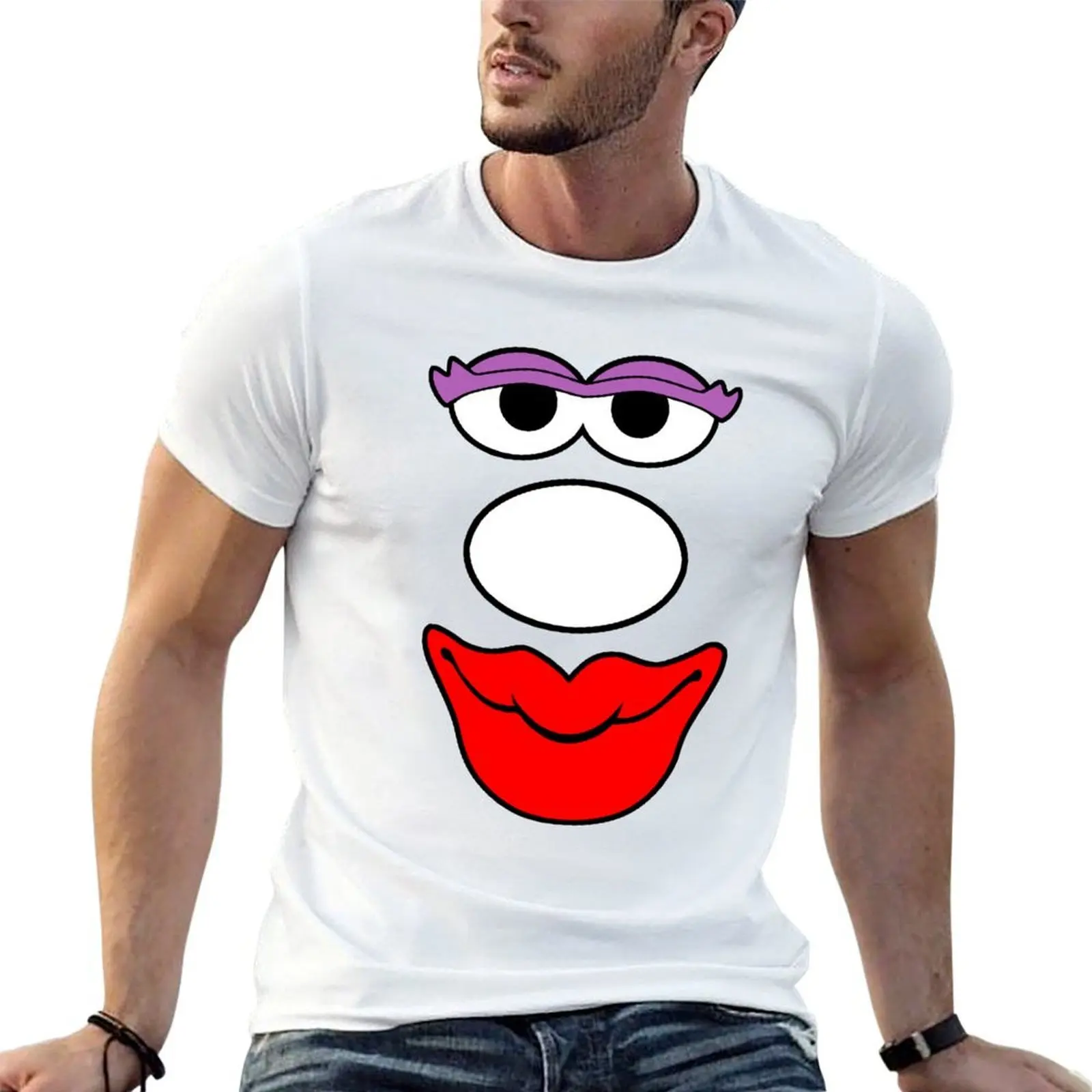 

Mrs Potato Head T-Shirt cotton tshirt 100% t shirts for man cotton funny man t shirt cotton high quality T-shirt