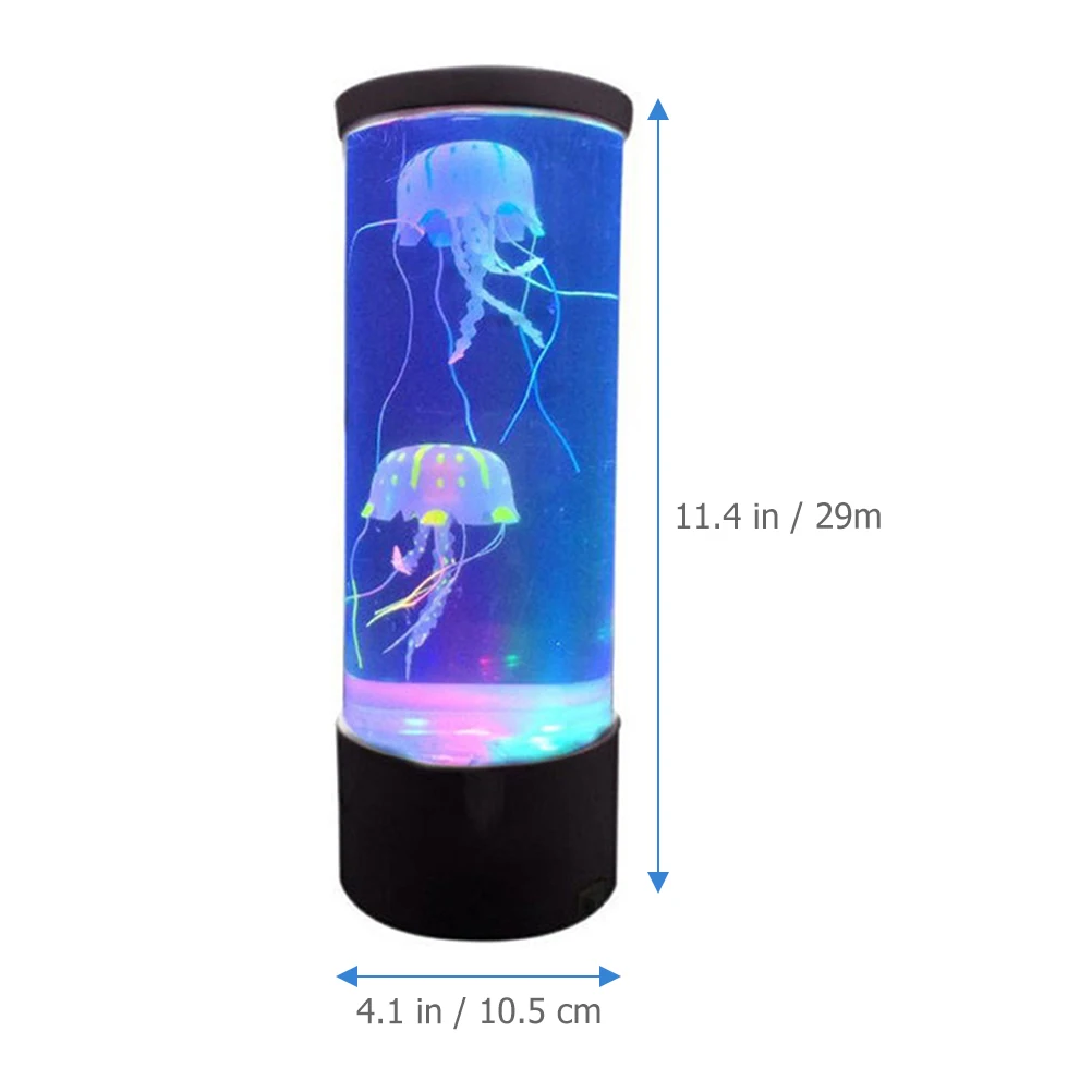 

Jellyfish Night Light Abs Acrylic Desk Decor Led Jellyfish Lamp Bedroom Living Room Pathway Mood Lighting