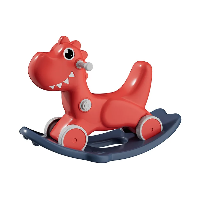 Baby Rocking Horse Yo-yo Car 2-in-1 Children\'s Home Rocking Horse Birthday Gift Balance Training