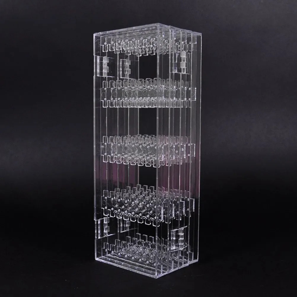 

Acrylic Foldable Jewelry Display Stand Screen Type Ear Stud Earrings Storage Rack Organizer Jewelry Display Stand