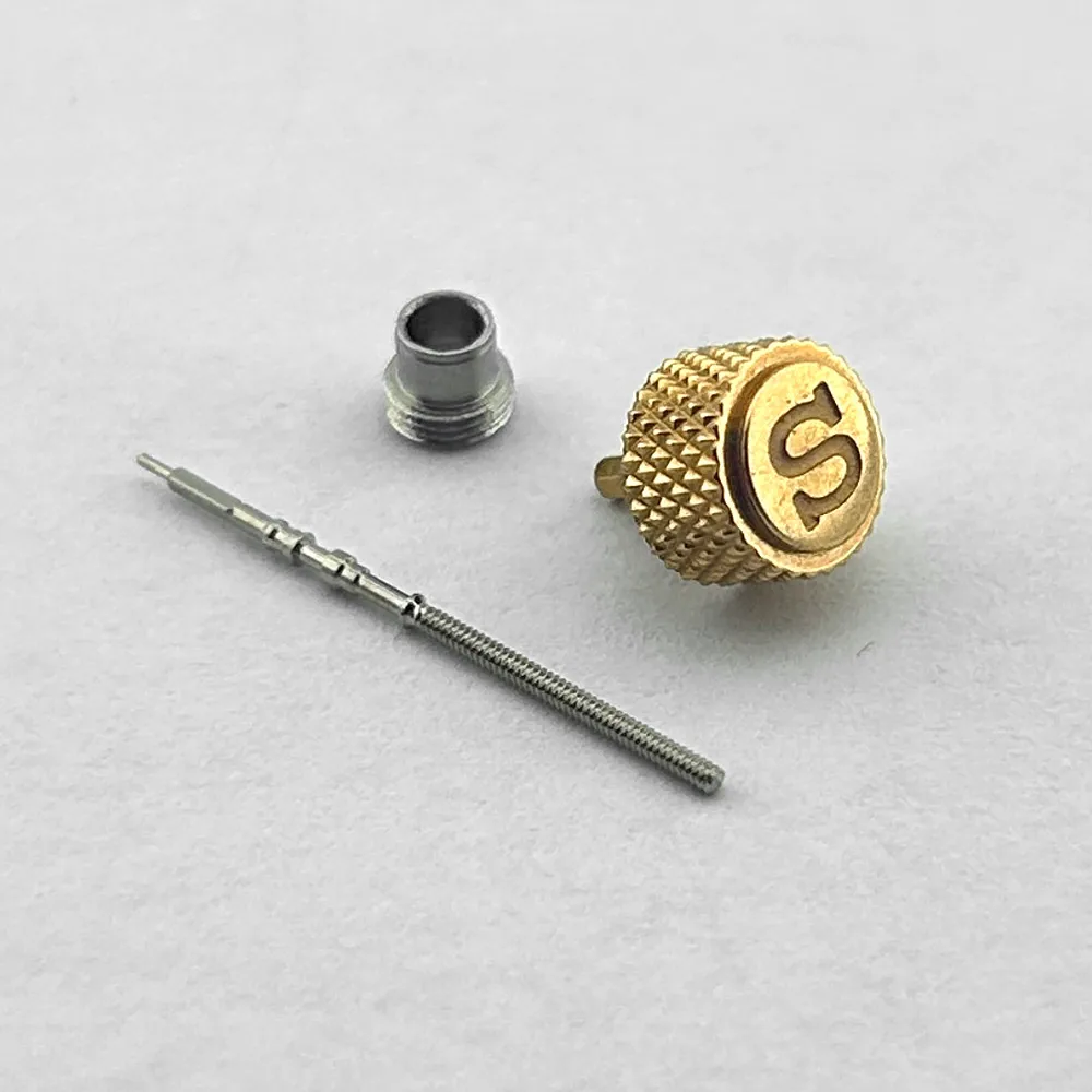 Einschraubbares GMT-Tauchergehäuse, silberne Krone, Ersatz-Uhrenkrone, keine „S“-Gravur und mit eingraviertem „S“, passend für NH34 NH35 NH36 Uhrwerke. – Detail 34