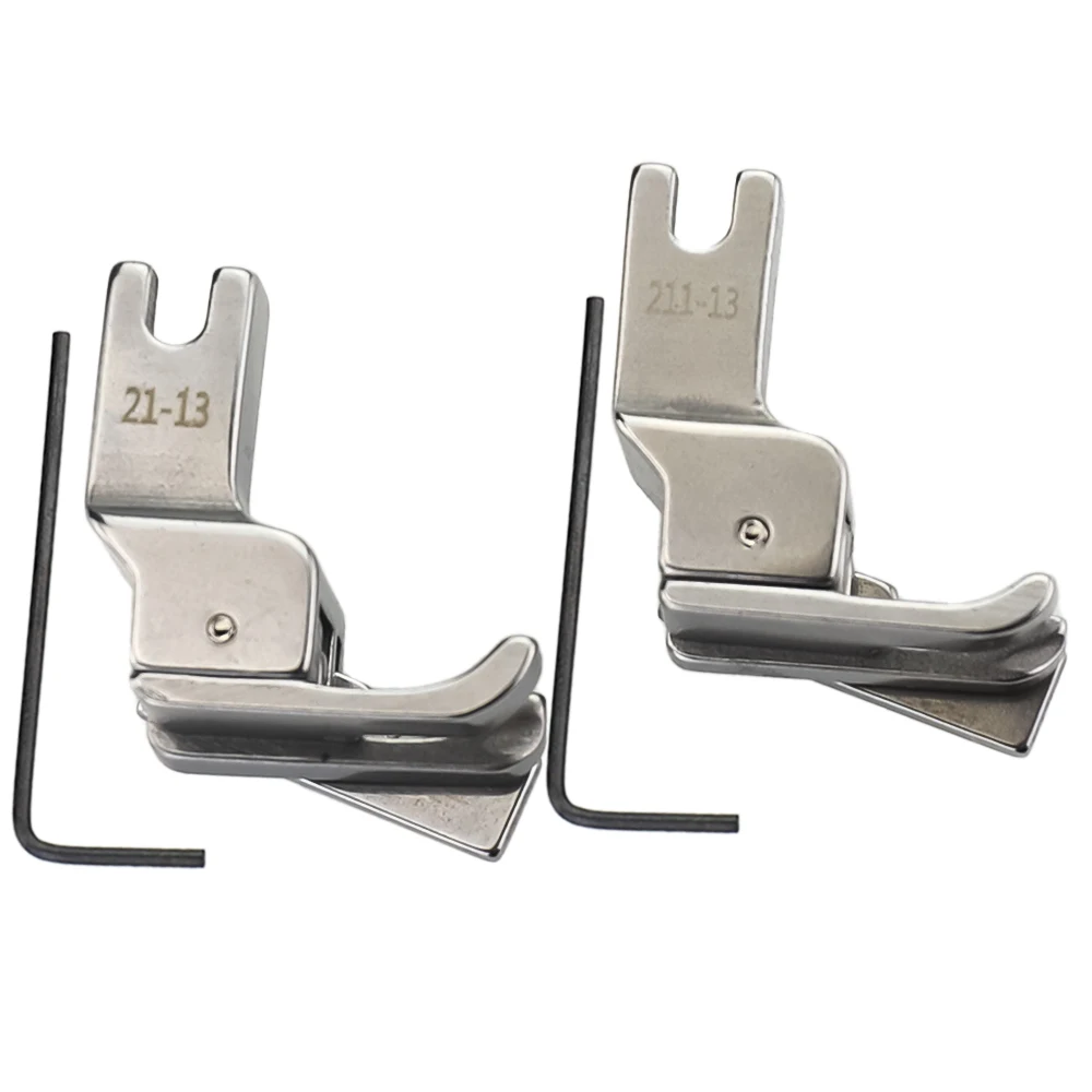 Industrial Lockstitch Sewing Machine 211-13/14/15/16  Dual Compensating Right Presser Foot Guide Top Stitch 21-13/14/15