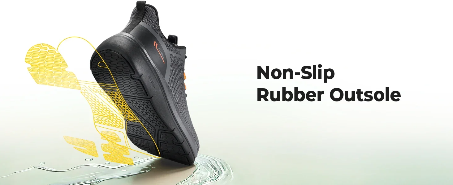 FitVille Herren-Walkingschuhe mit breiter Zehenpartie, dicke Sohle, lässige Sportsneaker, bequeme Fitness-Laufschuhe für Herren, atmungsaktiv für den Herbst – Detail 8