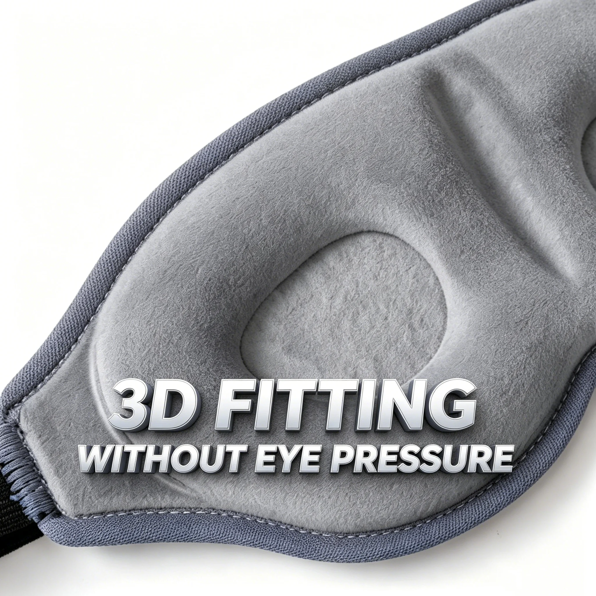 Eye Mask Sleeping Mask Eye Covers Comfortable Adjustable Contoured Blackout Eyelash Extension Protector Sleep Mask Side Sleeper