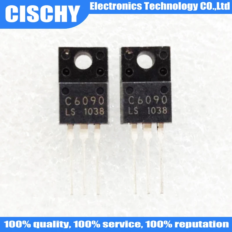 10 unidades/lote 2SC6090LS TO-220F C6090 2SC6090 TO220F 6090LS original em estoque