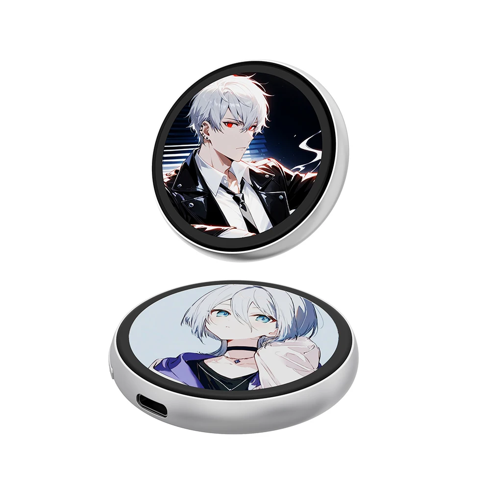 Fuente de fábrica, superventas, insignia electrónica DIY personalizada, pantalla de alta definición, mercancía magnética IPS para celebridades, regalos novedosos