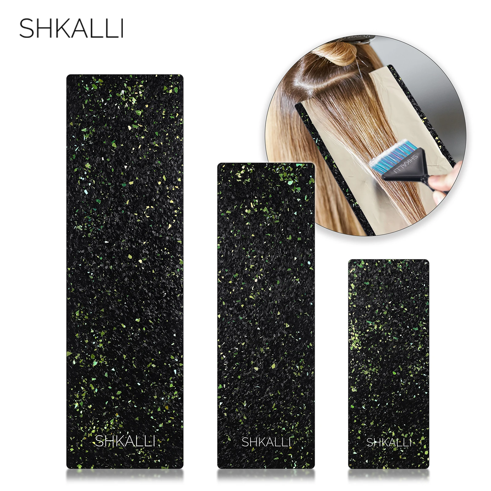 

SHKALLI Carbon Fiber Board for Hair Bleaching Coloring & Dyeing Professional Salon Foil And Balayage Tools