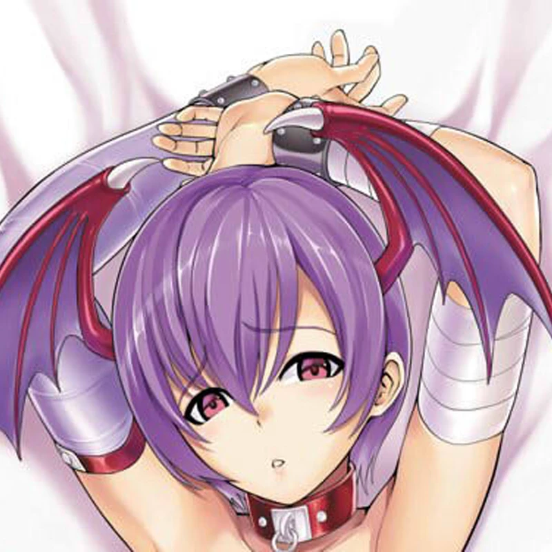 Anime Dakimakura Pillow Cover Lilith Aensland Double Sided Print Pillow Case 120cm-180cm Custom Cartoon Character DIY Home