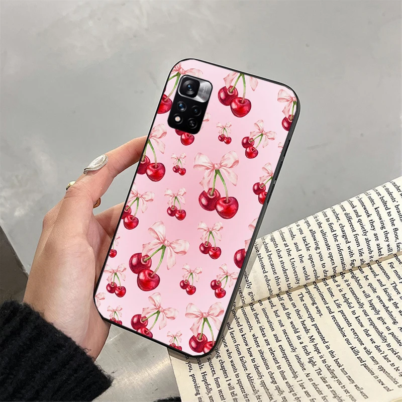 

Phone Case For Xiaomi Redmi note 14 Pro 14 13 12 11 10 Pro 14S 12S 11S Redmi 14C 13C 10 Lemon strawberry watermelon