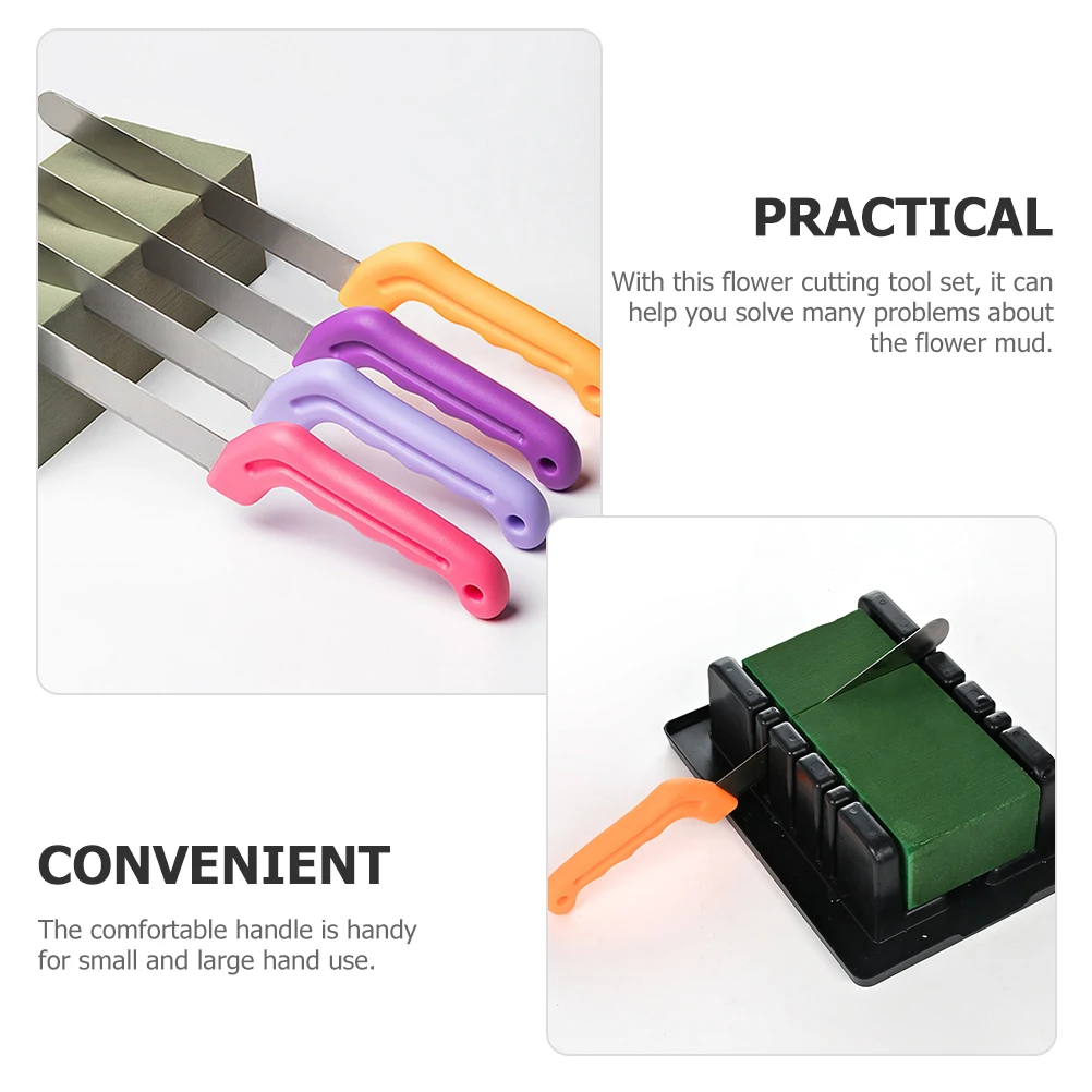 

1 set 1 Set Of Mud Cutter Floral Foam Brick Cutting Tool For Home Party Decoration, Handheld Flower Foam Divider, Flower Cutting