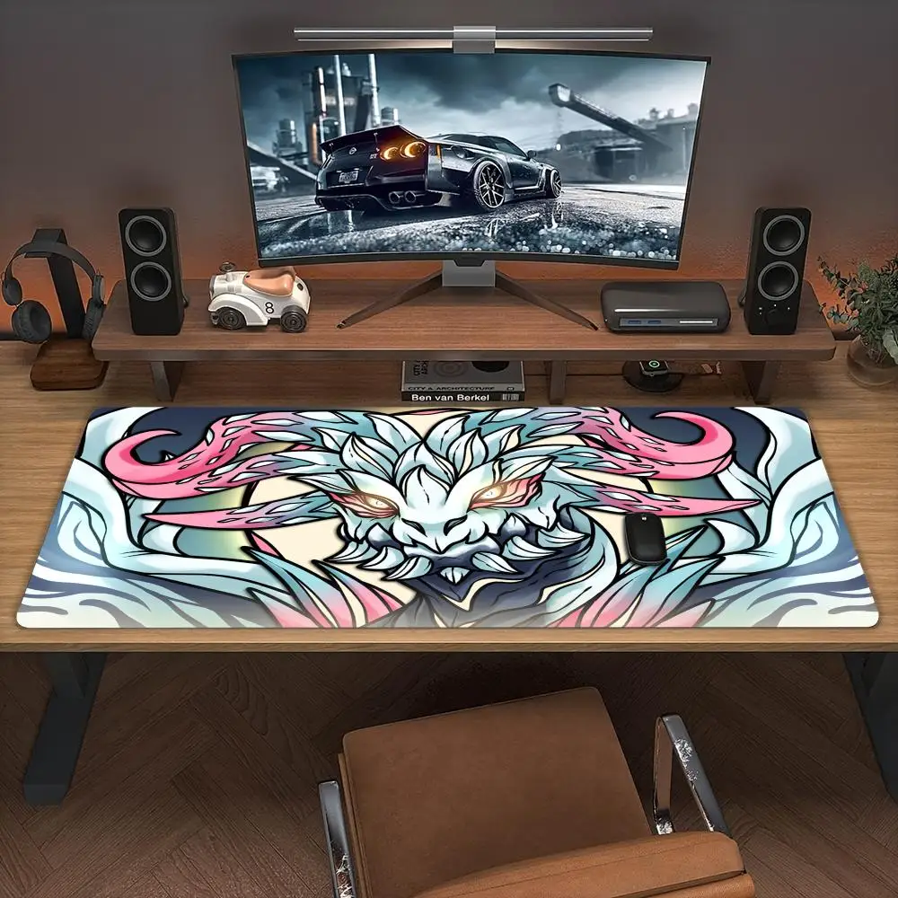 Mysterious Mythical Beast Pattern Mouse Pad Desk Mat office mat pc accessories Keyboard Extended pad Gaming mats magic playmat