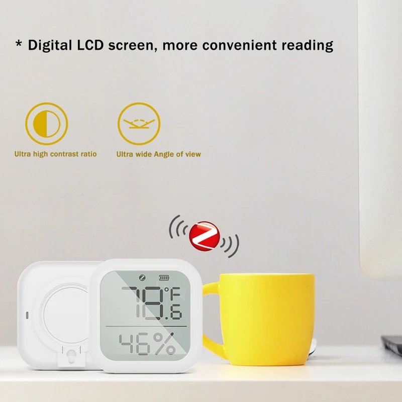 For Tuya Zigbee Digital Remote Control Temperature And Humidity Sensor Smart Thermometer Hygrometer Sensor