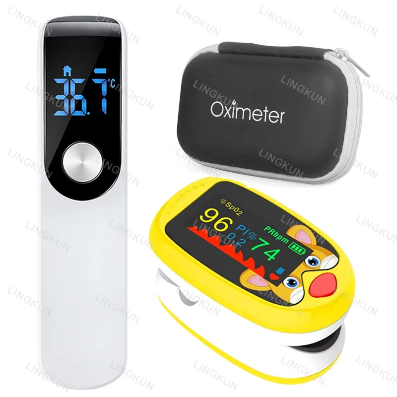 USB Pediatric Oximeter Finger Blood Oxygen Monitor for Children Pulse Oximeter OLED Digital Oximetro Home Medical