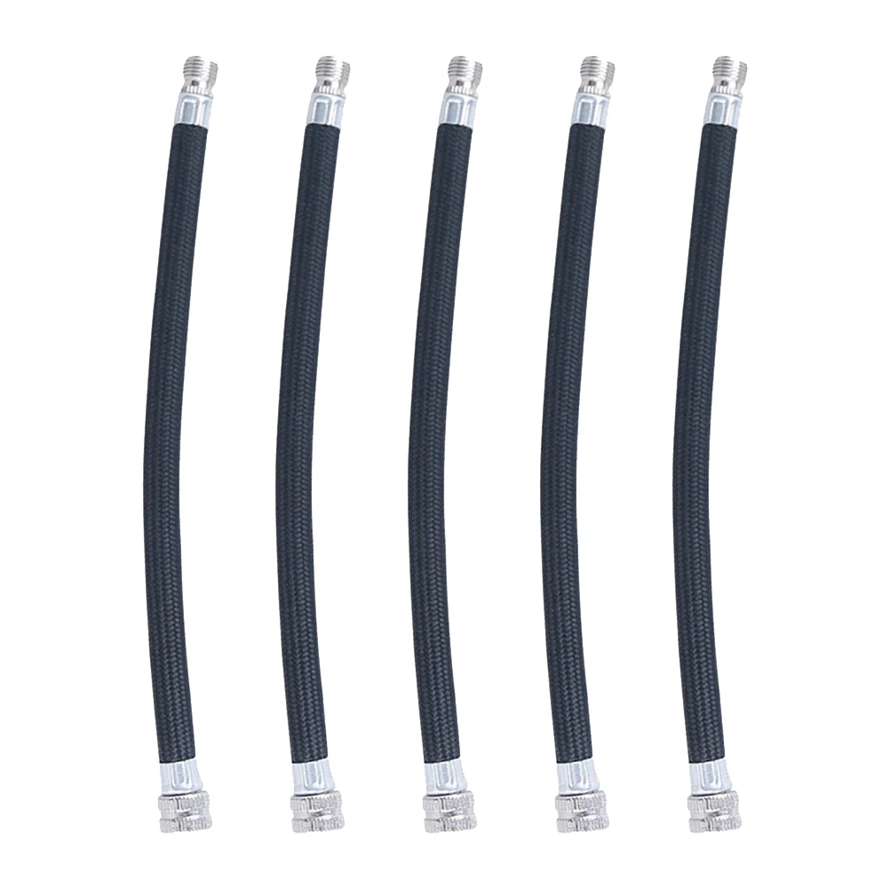 

5 Pcs Tire Inflator Air Pump Extension Tube Bike Adapter Bicycle Replacement Hose