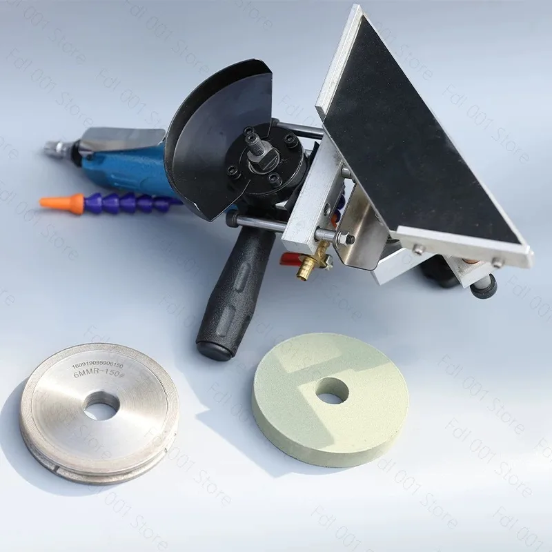 Glass pneumatic chamfering machine Portable polishing machine Stone edging  Multifunctional industrial pneumatic angle grinder