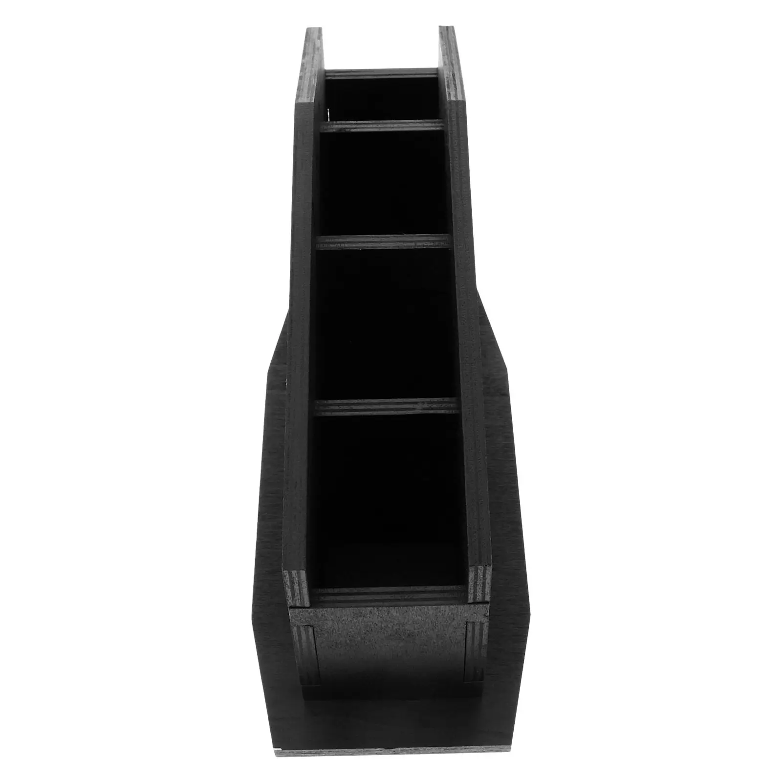 Wooden Coffin Pen Holder Cup Makeup Brush Organizer Desk Storage Stationery Holder Office Supplies Desktop Vanity Organizer Wood
