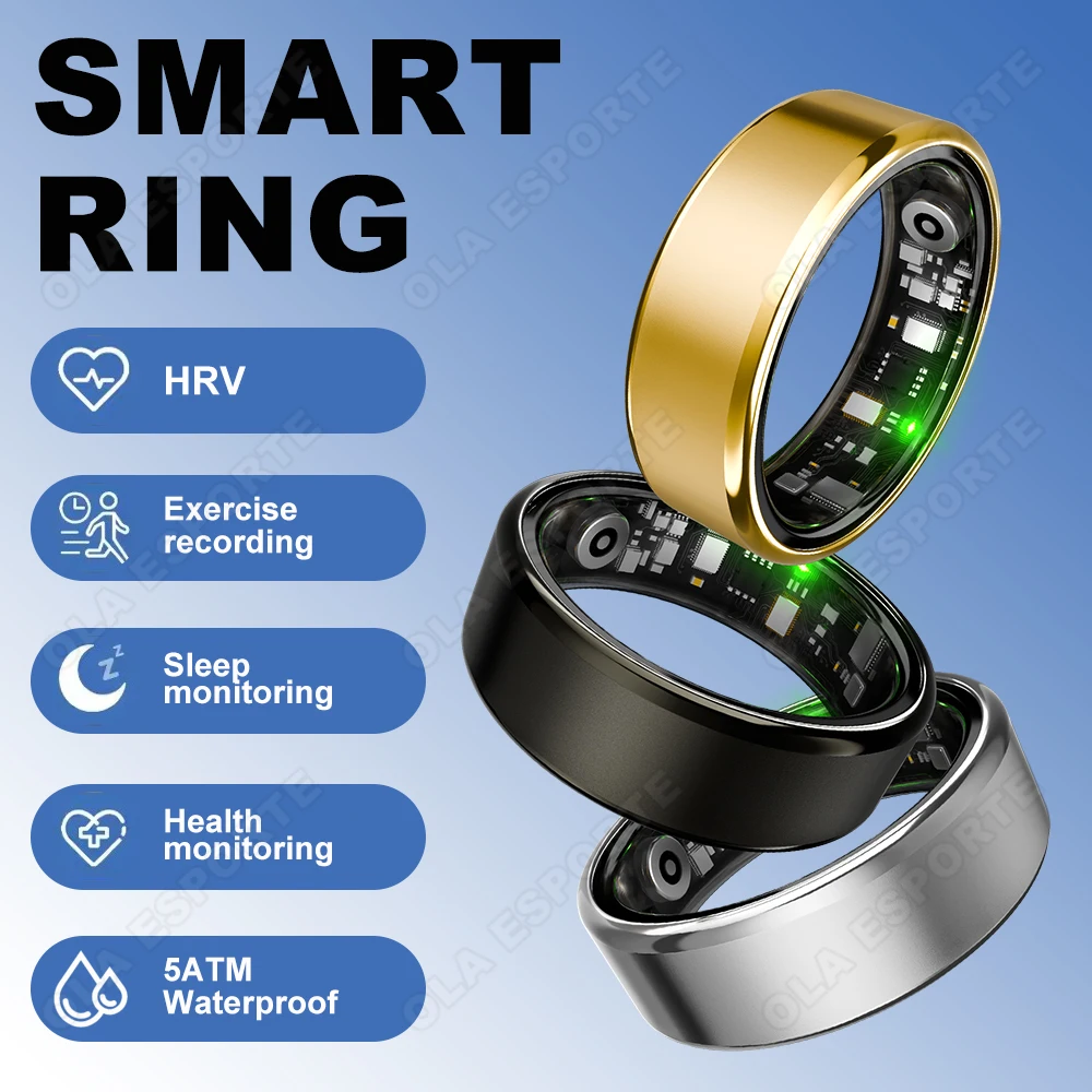 

Multi Function Smart Ring For Men Women Heart Rate And Sleep Monitoring Multiple Sports Modes Pedometer Fitness Rings 2025 New