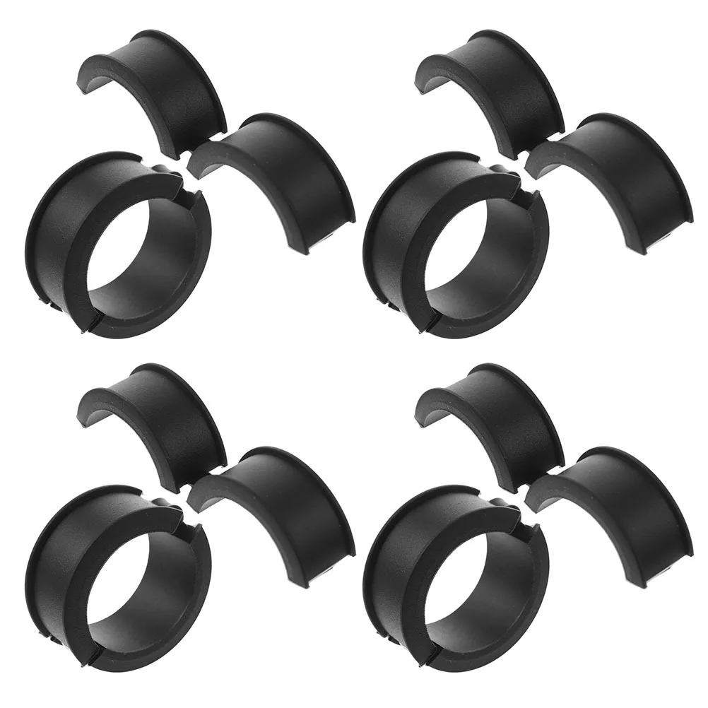 8Pcs Bicycle Handlebar Stem Shims Adjustable Silicone Spacers Anti Slip Gaskets for Bike Extension Brackets Road Mountain