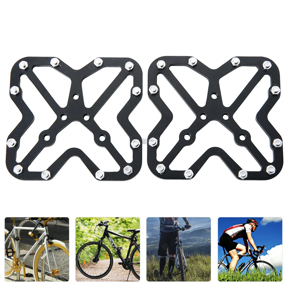 

Pedal Lock Bikes Platform Adapter Accessories Splint Clipless Cleat Stainless Steel to Fitness Adaptor