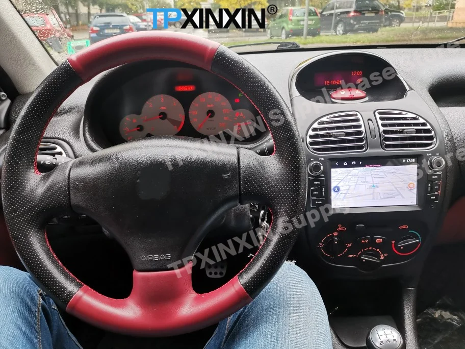 Автомагнитола 2 Din, стереомагнитофон Android 10 для Peugeot 206 2000 2001 2002 2003 2004 2005 2006 2007 2008 2009-2016, головное устройство с GPS